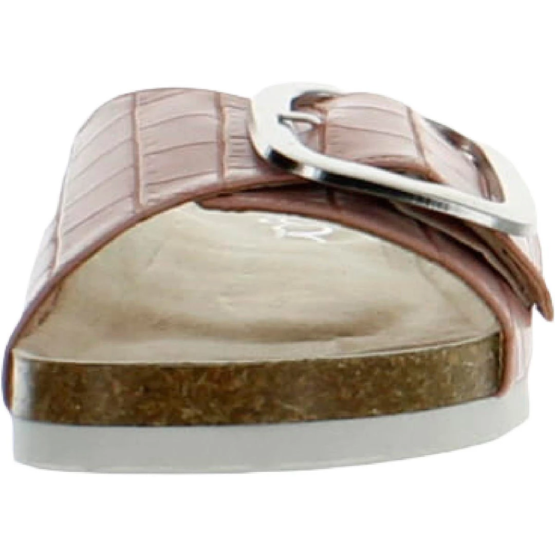 Sugar Zerri Womens Faux Leather Slip On Footbed Sandals 4 Sugar Zerri Womens Faux Leather Slip On Footbed Sandals - Image 2