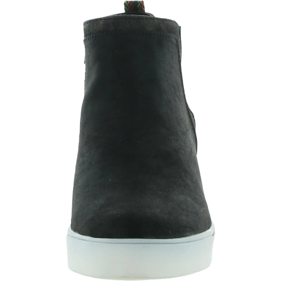 Sugar Glossy SGR Womens Suede Zipper Ankle Ankle Boots 4 Sugar Glossy SGR Womens Suede Zipper Ankle Ankle Boots - Image 2