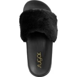 Sugar Wuzzy Womens Fur Slip On Slide Slippers -HYLETE Shop 182db56dcab146a791b71d6a41437e0f 1080x