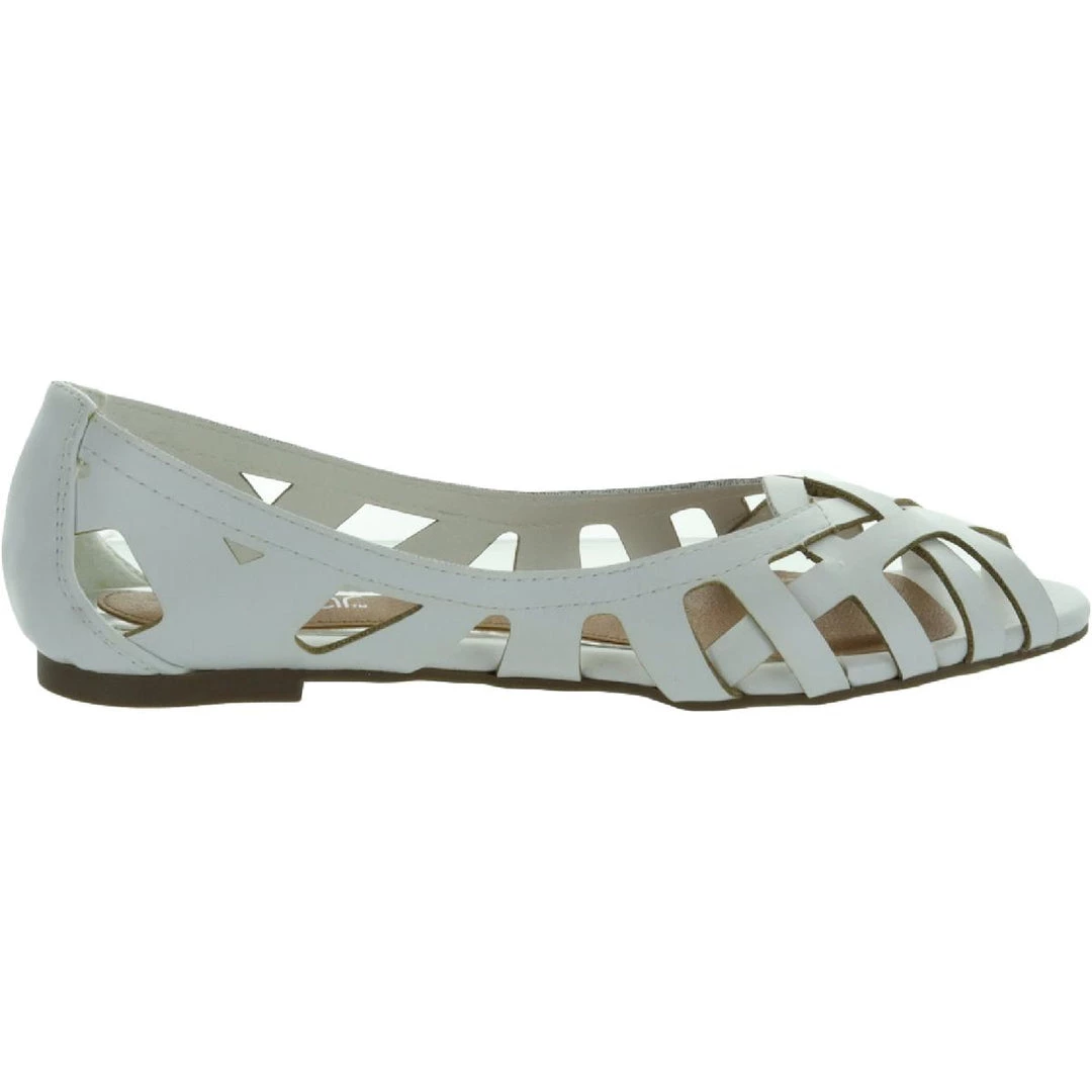 Sugar Sayde Womens Faux Leather Cut-Out Peep-Toe Shoes 4 Sugar Sayde Womens Faux Leather Cut-Out Peep-Toe Shoes - Image 2