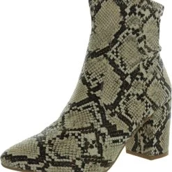 Sugar Itsie Womens Stretch Block Heel Ankle Boots