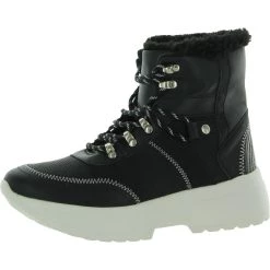 Sugar Perri Womens Faux Leather Cold Weather Booties