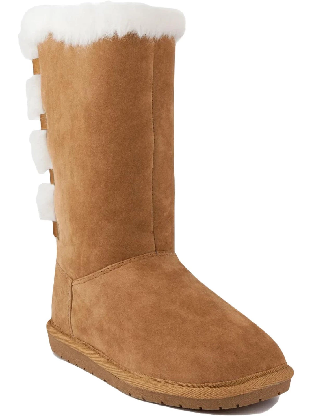 Sugar Panthea Womens Microsuede Faux Fur Shearling Boots 6 Sugar Panthea Womens Microsuede Faux Fur Shearling Boots - Image 4