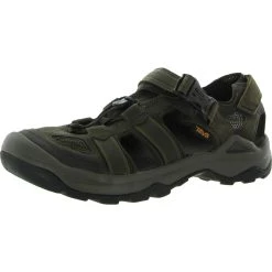 Teva Mens Leather Closed Toe Sport Sandals