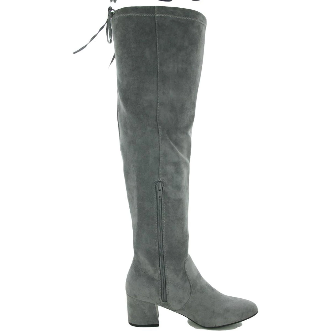 Sugar Ollie Womens Heels Round Toe Over-The-Knee Boots 4 Sugar Ollie Womens Heels Round Toe Over-The-Knee Boots - Image 2