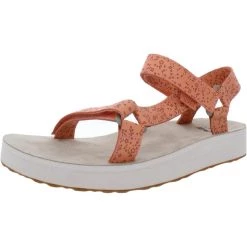 Teva Midform Universal Star Womens Leather Strappy Footbed Sandals