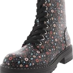 Sugar Kaedy Womens Faux Leather Lugged Sole Combat & Lace-up Boots -HYLETE Shop 7ea8f81b9b2242b88781b66ff825ccfa 1080x