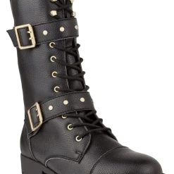Sugar Suad Womens Leather Lace-Up Ankle Boots