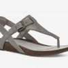 Teva women Mahonia 3 Sandal in Point Metallic