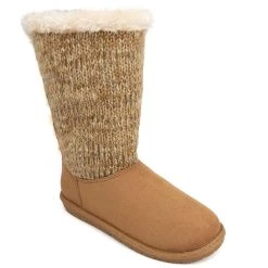HYLETE Shop 21 Sugar Panthea Womens Microsuede Faux Fur Shearling Boots