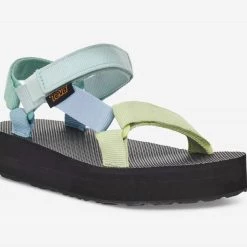 Teva kids Kid'S Midform Universal Sandal in Light Green Multi