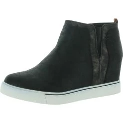 HYLETE Shop 24 Sugar Glossy SGR Womens Suede Zipper Ankle Ankle Boots