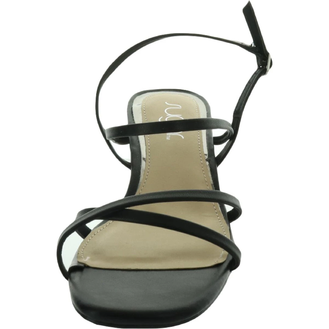 Sugar SGR Nacole Womens Faux Leather Sling Back Dress Sandals 5 Sugar SGR Nacole Womens Faux Leather Sling Back Dress Sandals - Image 3