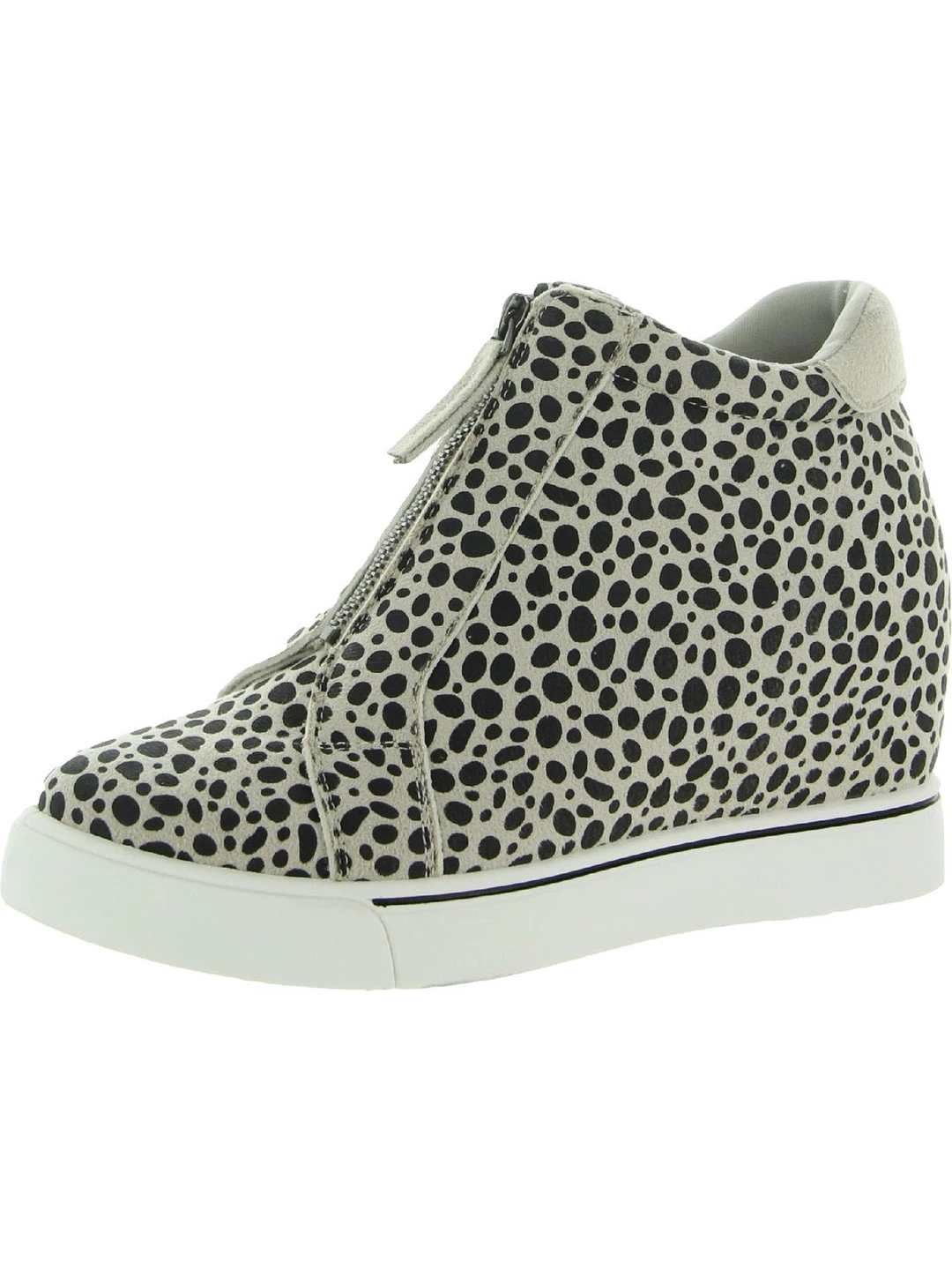 Sugar Glitz Womens Wedge Zip Up Athletic and Training Shoes 6 Sugar Glitz Womens Wedge Zip Up Athletic and Training Shoes - Image 4