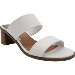 Sugar Halo Womens Slip On Open Toe Block Heels