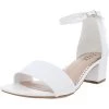 Sugar Mattie Womens Ankle Strap Block Heel Heels