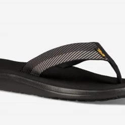 Teva women Men'S Voya Flip Sandal in Black/Grey