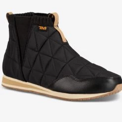 Teva women Reember Midform Bootie in Black/Tan