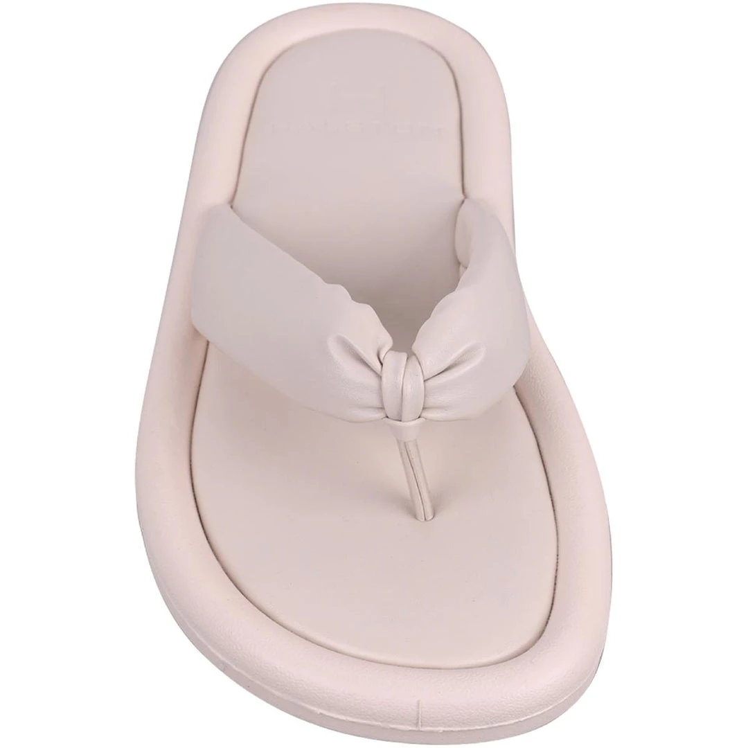 H Halston Citizen Womens Vegan Leather Thong Flat Sandals 5 H Halston Citizen Womens Vegan Leather Thong Flat Sandals - Image 3