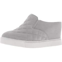 Sugar Kallie Womens Quilted Canvas Slip-On Sneakers