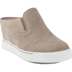 Sugar Kallie Womens Faux Suede Slip On Casual and Fashion Sneakers