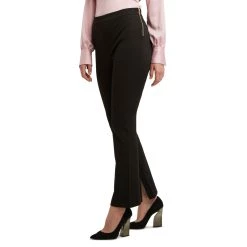 H Halston women Expossed Zip Slim Pant