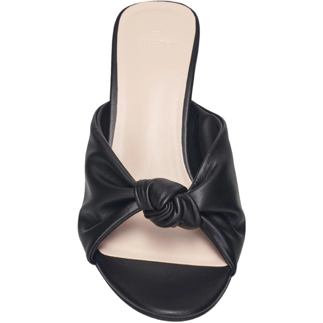 H Halston Seville Womens Vegan Leather Dressy Heel Sandals 5 H Halston Seville Womens Vegan Leather Dressy Heel Sandals - Image 3
