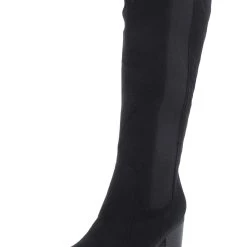 Sugar Willetta Womens Zipper Pull On Knee-High Boots