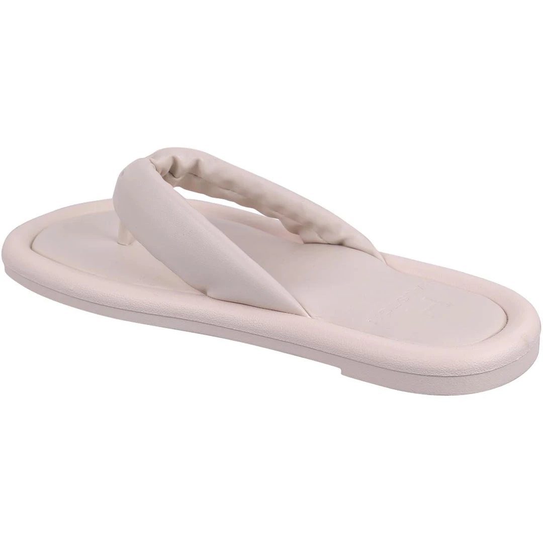 H Halston Citizen Womens Vegan Leather Thong Flat Sandals 4 H Halston Citizen Womens Vegan Leather Thong Flat Sandals - Image 2