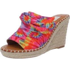 Sugar Hundreds Womens Espadrilles Glitter Wedges